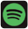 Icon with logo spotify